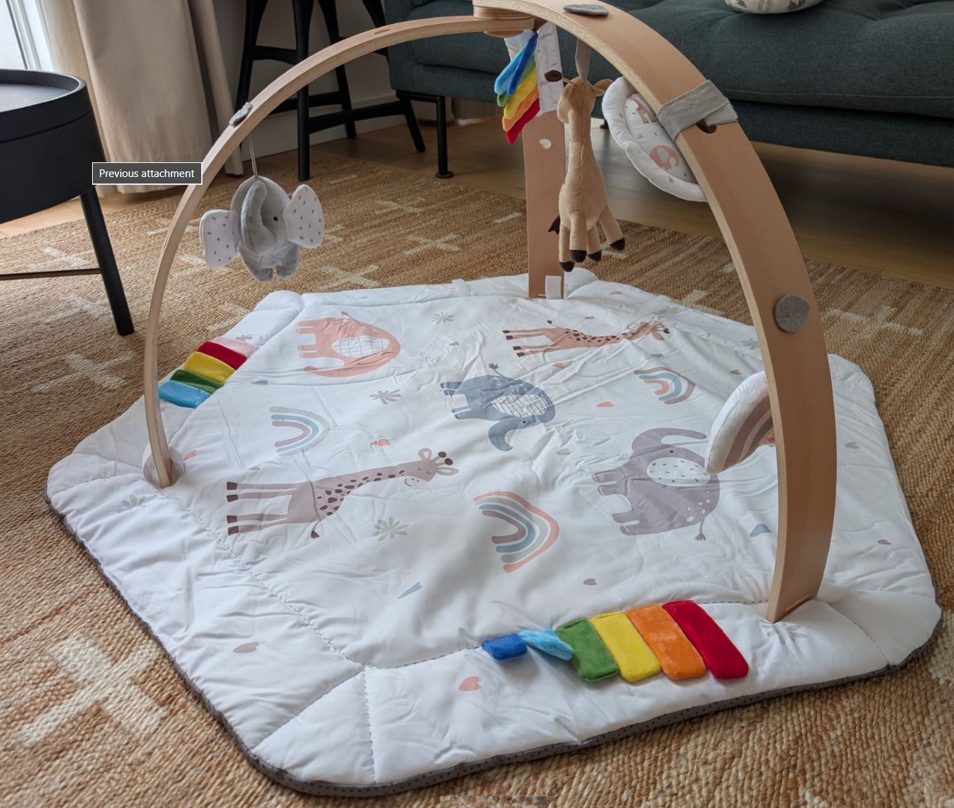 Hexacon baby gym